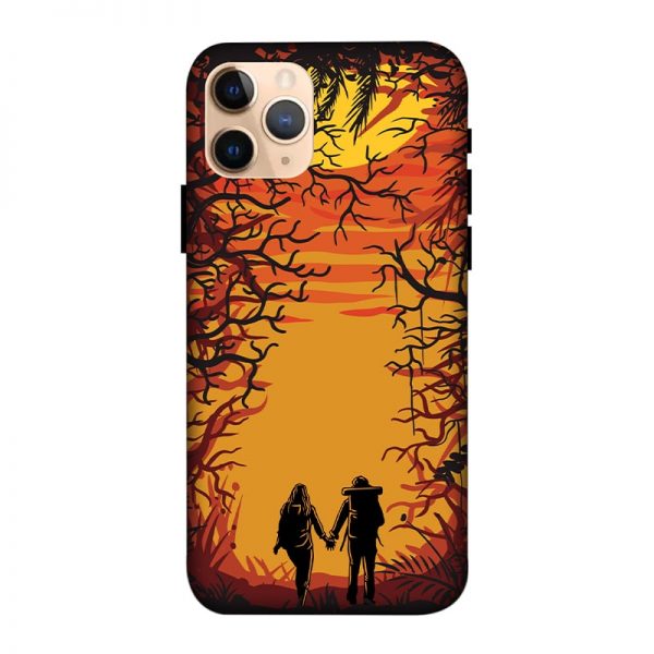 Couple in Forest iPhone 11 Pro Mobile Cover