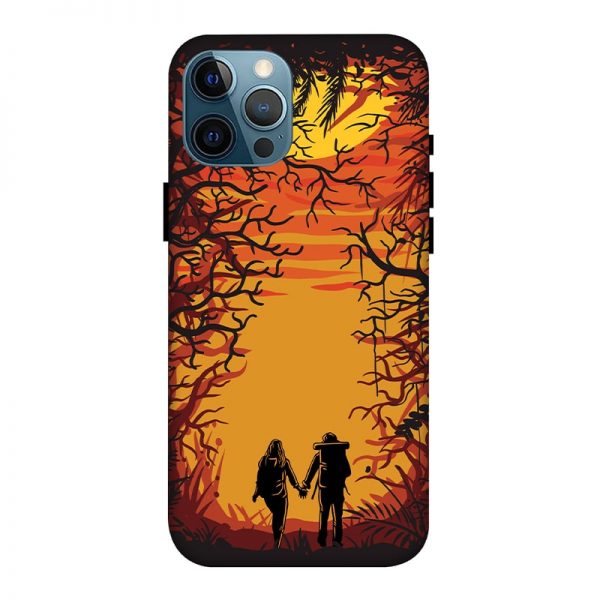 Couple in Forest iPhone 12 Pro Max Mobile Cover