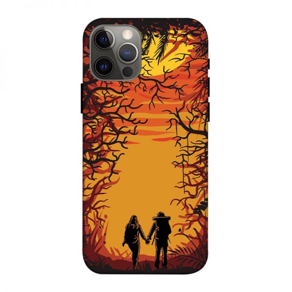 Couple in Forest iPhone 12 Pro Mobile Cover