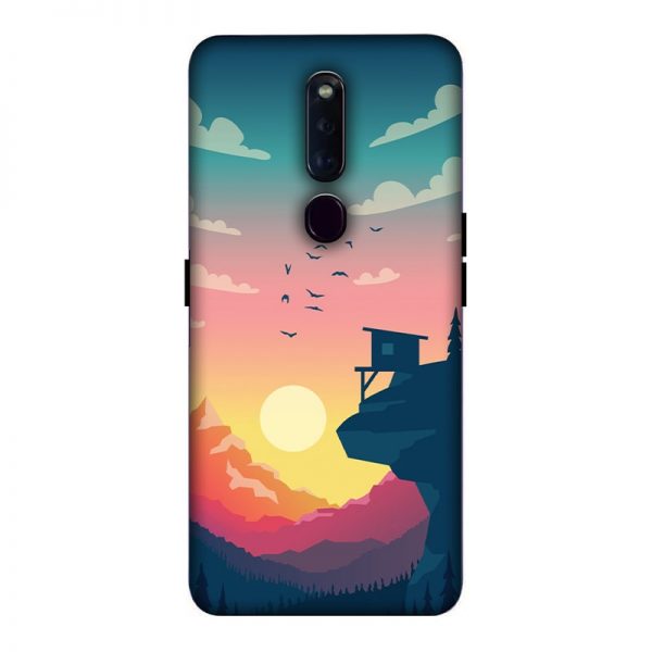 Day and Night Oppo F11 Pro Mobile Cover