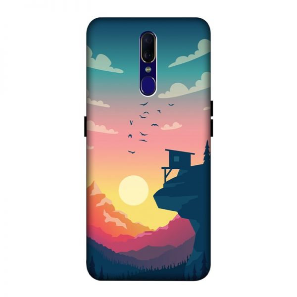 Day and Night Oppo F11 Mobile Cover
