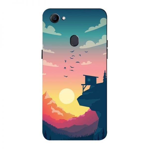 Day and Night Oppo F7 Mobile Cover