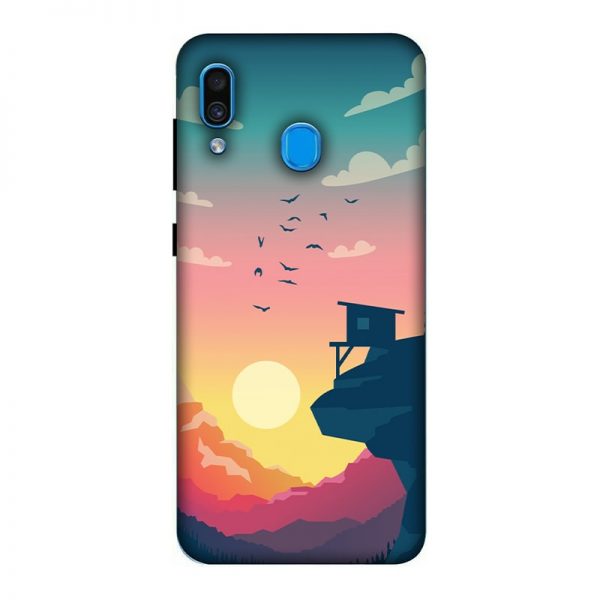 Day and Night Samsung A30 Mobile Cover