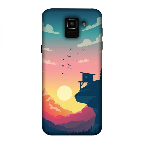 Day and Night Samsung J6 Mobile Cover