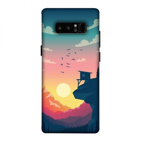 Day and Night Samsung Galaxy Note 8 Mobile Cover
