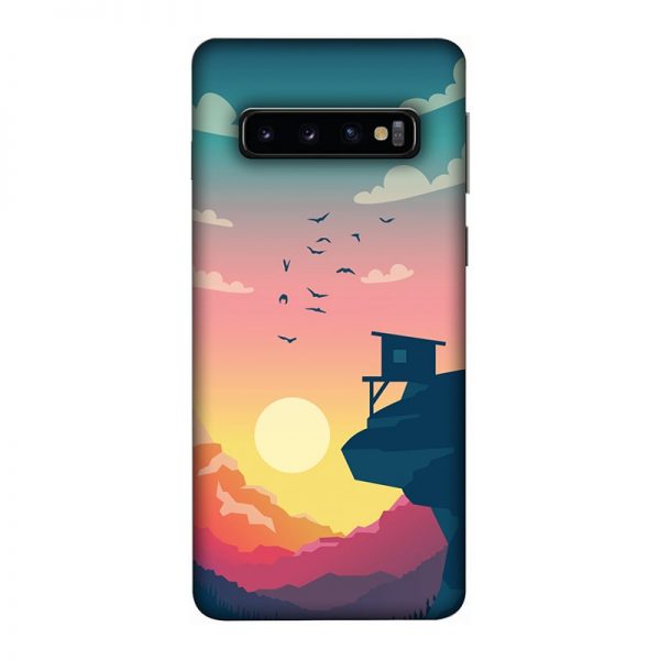 Day and Night Samsung Galaxy S10 Mobile Cover