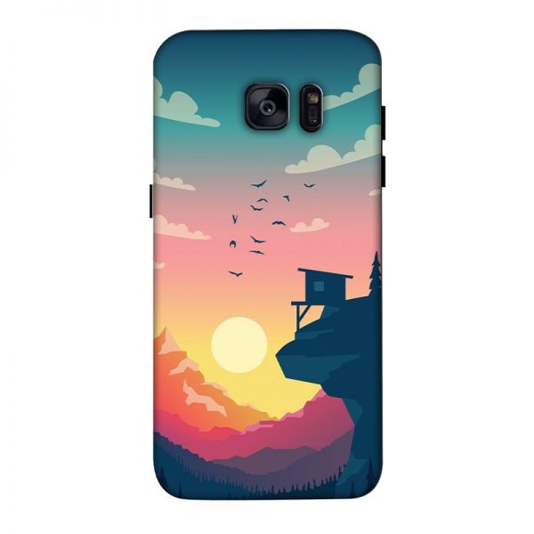 Day and Night Samsung Galaxy S7 Edge Mobile Cover