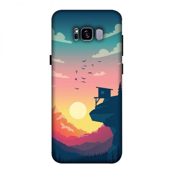 Day and Night Samsung Galaxy S8 Mobile Cover
