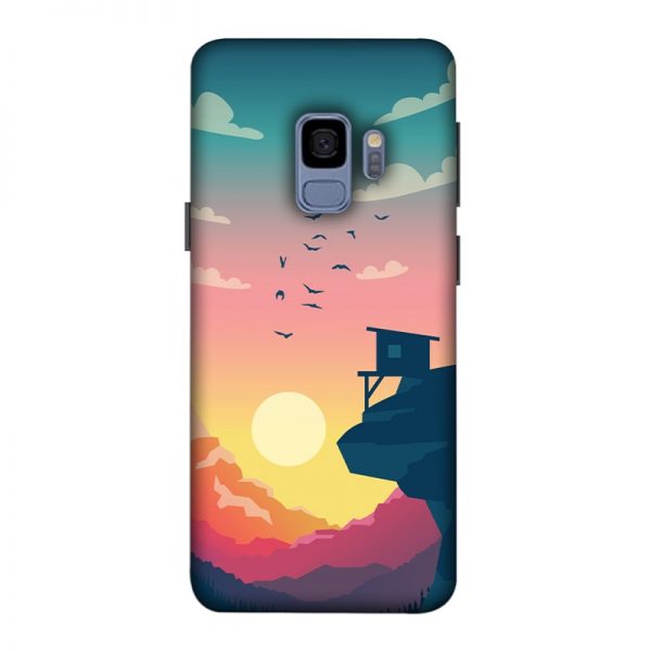 Day and Night Samsung Galaxy S9 Mobile Cover