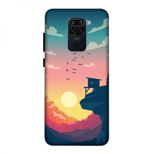 Day and Night Redmi Note 9 Mobile Cover