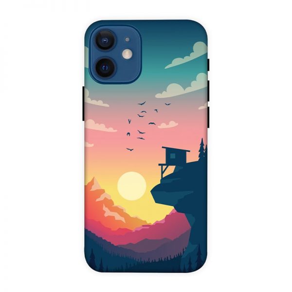 Day and Night iPhone 12 Mini Mobile Cover