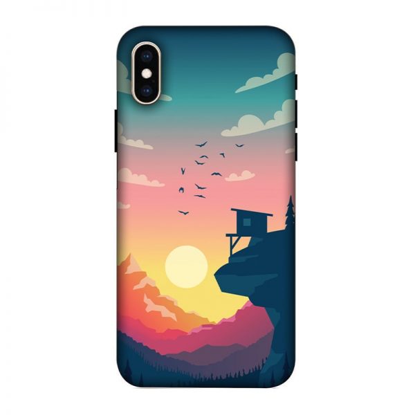 Day and Night iPhone XS Mobile Cover