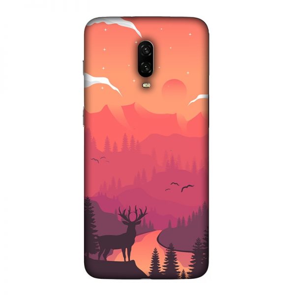 Hot Noon Landscape OnePlus 6T Mobile Cover