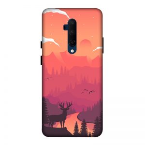 Hot Noon Landscape OnePlus 7T Pro Mobile Cover
