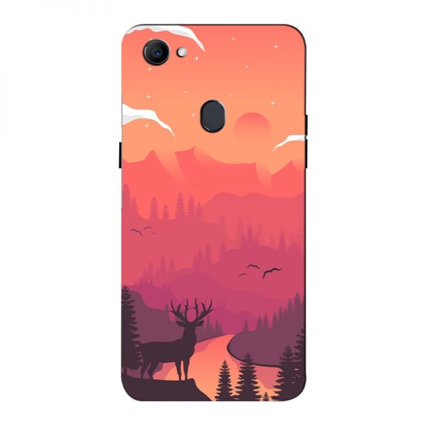 Hot Noon Landscape Oppo F7 Mobile Cover