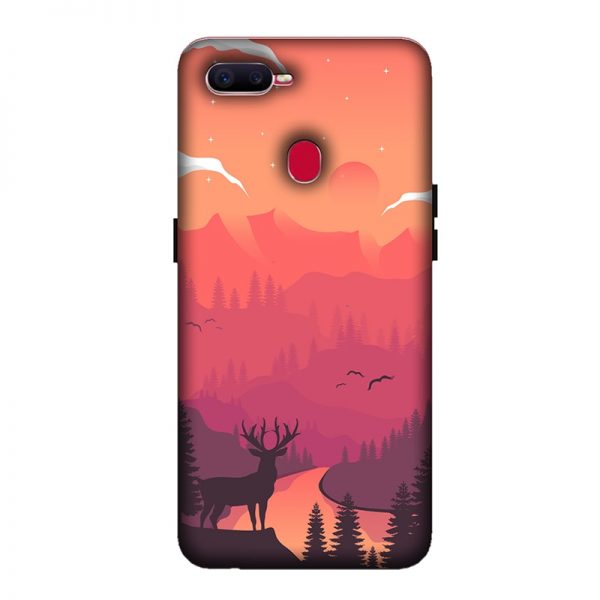 Hot Noon Landscape Oppo F9 Mobile Cover