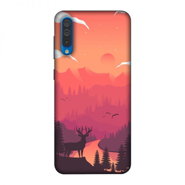 Hot Noon Landscape Samsung A50 Mobile Cover