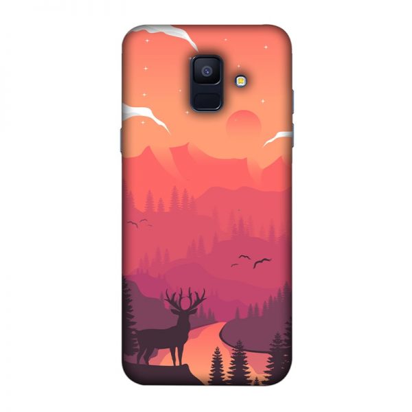 Hot Noon Landscape Samsung Galaxy A6 Mobile Cover