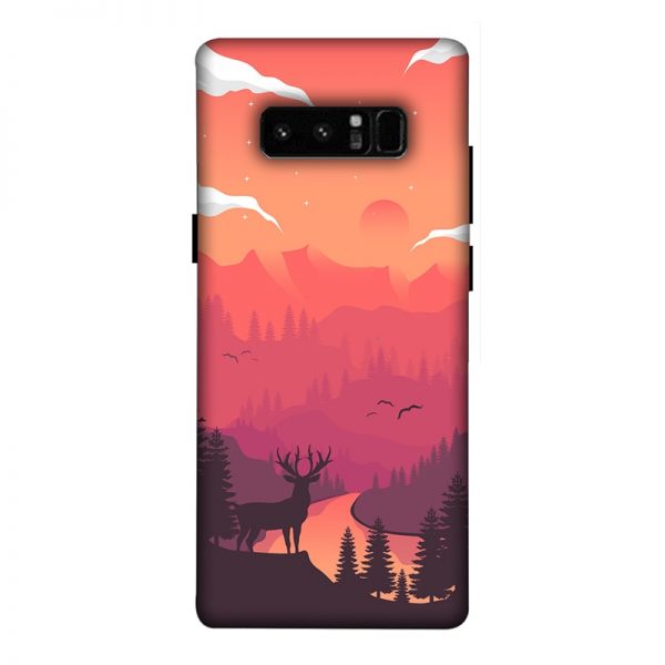 Hot Noon Landscape Samsung Galaxy Note 8 Mobile Cover