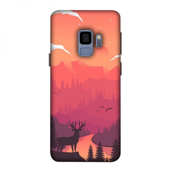 Hot Noon Landscape Samsung Galaxy S9 Mobile Cover