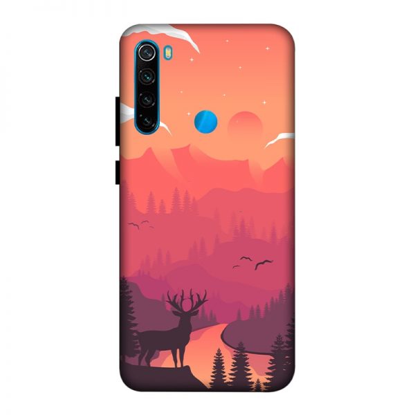 Hot Noon Landscape Redmi Note 8 Mobile Cover
