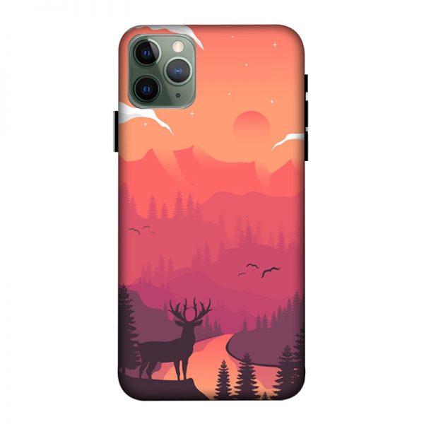 Hot Noon Landscape iPhone 11 Pro Max Mobile Cover