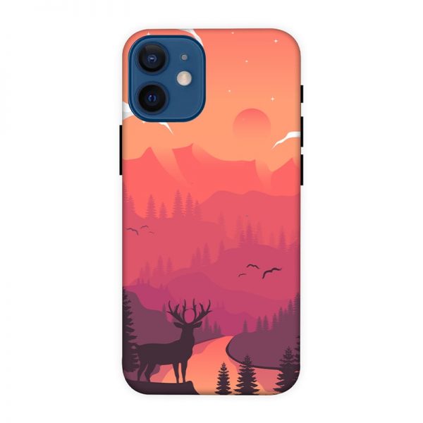 Hot Noon Landscape iPhone 12 Mini Mobile Cover