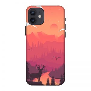 Hot Noon Landscape iPhone 12 Mobile Cover