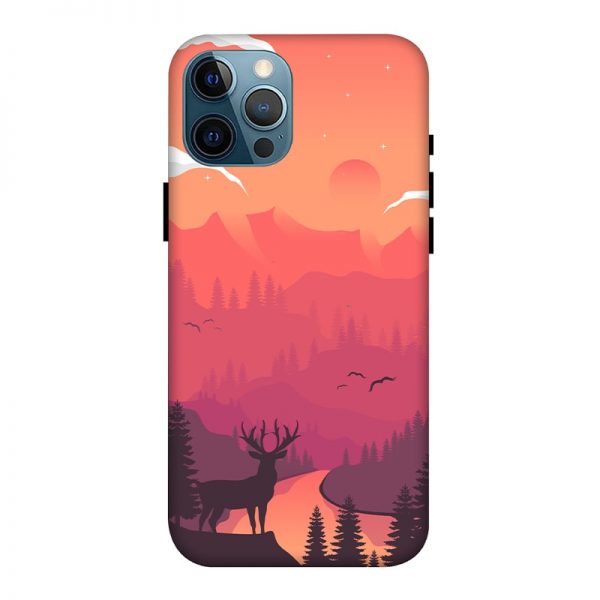 Hot Noon Landscape iPhone 12 Pro Max Mobile Cover