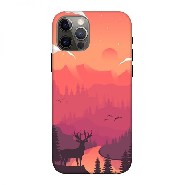 Hot Noon Landscape iPhone 12 Pro Mobile Cover