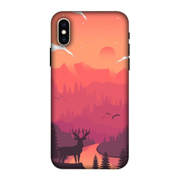 Hot Noon Landscape iPhone XS Mobile Cover