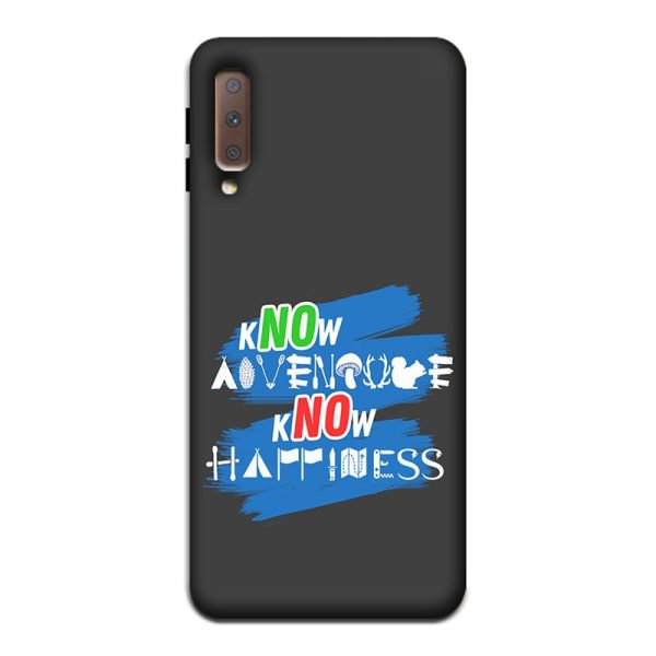 Know Adventure Know Happiness Samsung A7 2018 Mobile Cover