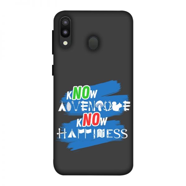 Know Adventure Know Happiness Samsung M20 Mobile Cover