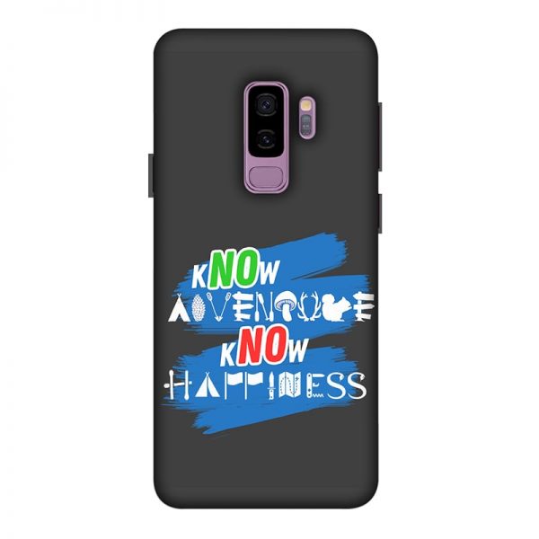 Know Adventure Know Happiness Samsung Galaxy S9 Plus mobile Cover
