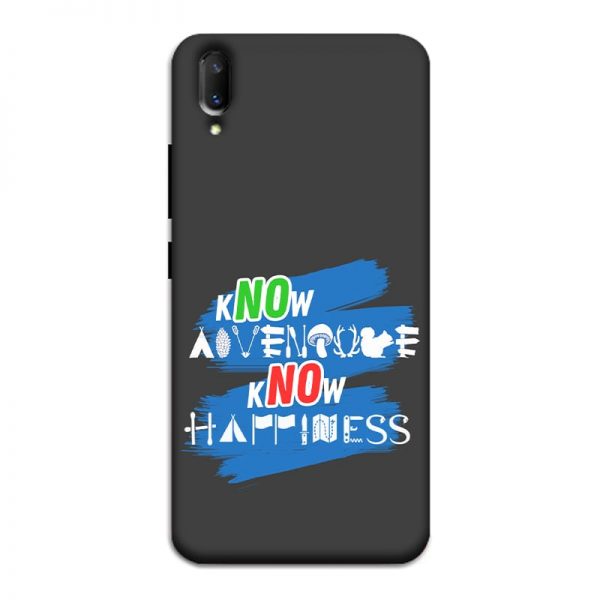 Know Adventure Know Happiness Vivo V11 Pro Mobile Cover