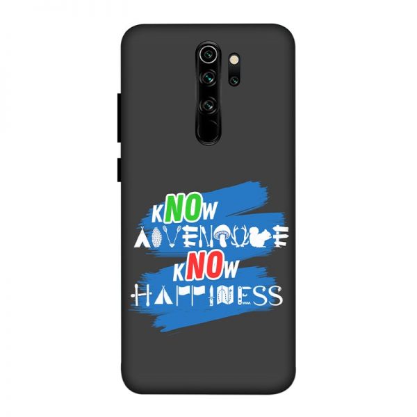 Know Adventure Know Happiness Redmi Note 8 Pro Mobile Cover