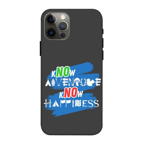 Know Adventure Know Happiness iPhone 12 Pro Mobile Cover