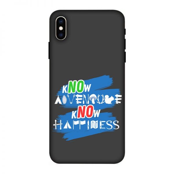Know Adventure Know Happiness iPhone XS Max Mobile Cover