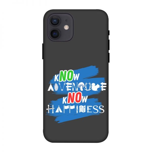 Know Adventure and Know Happiness iPhone 12 Mobile Cover