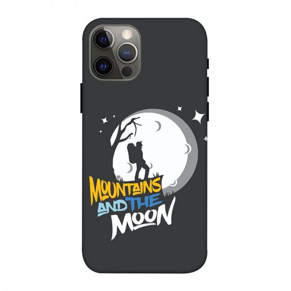 Mountains and the Moon iPhone 12 Pro Mobile Cover