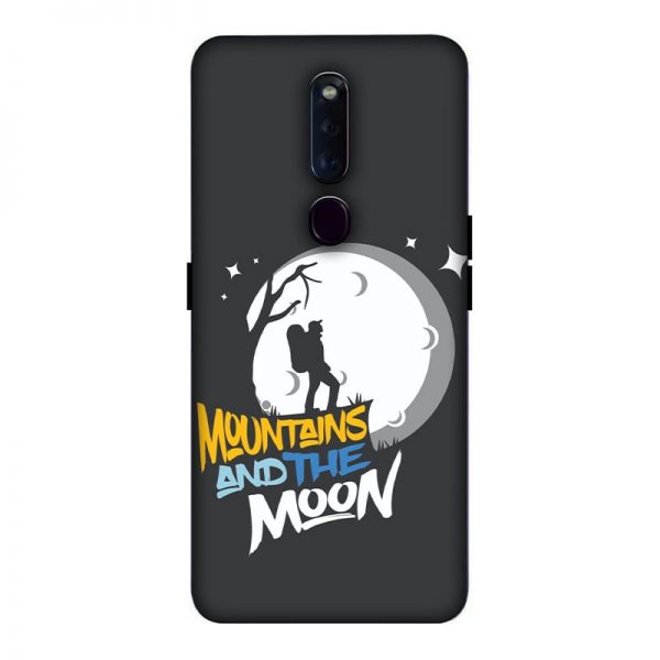 Mountains and the Moon Oppo F11 Pro Mobile Cover