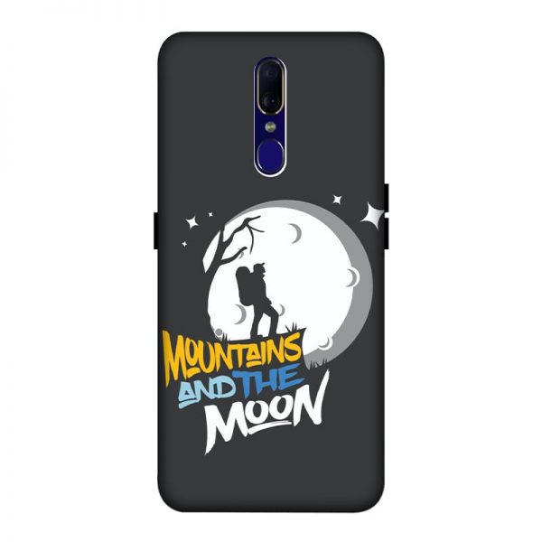 Mountains and the Moon Oppo F11 mobile Cover