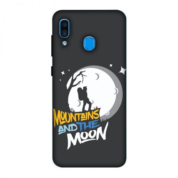 Mountains and the Moon Samsung A30 Mobile Cover