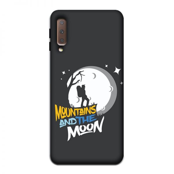 Mountains and the Moon Samsung A7 2018 Mobile Cover
