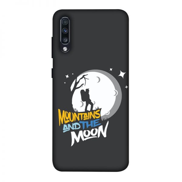 Mountains and the Moon Samsung A70 Mobile Cover