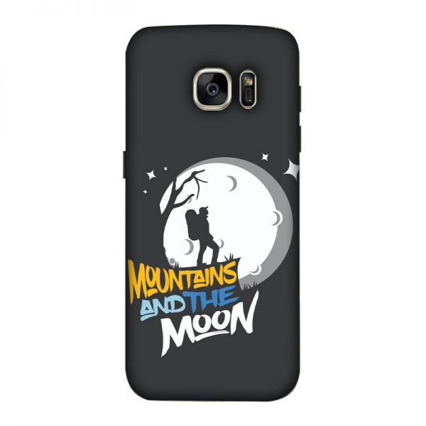 Mountains and the Moon Samsung Galaxy S7 Mobile Cover