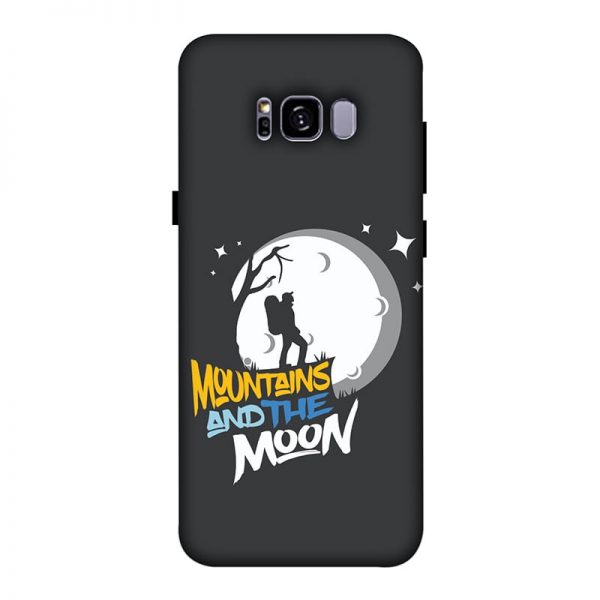 Mountains and the Moon Samsung Galaxy S8 Mobile Cover