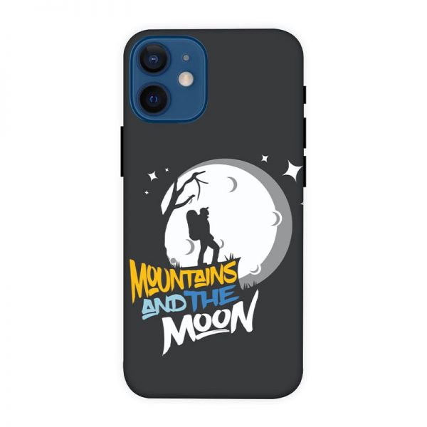 Mountains and the Moon iPhone 12 Mini Mobile Cover