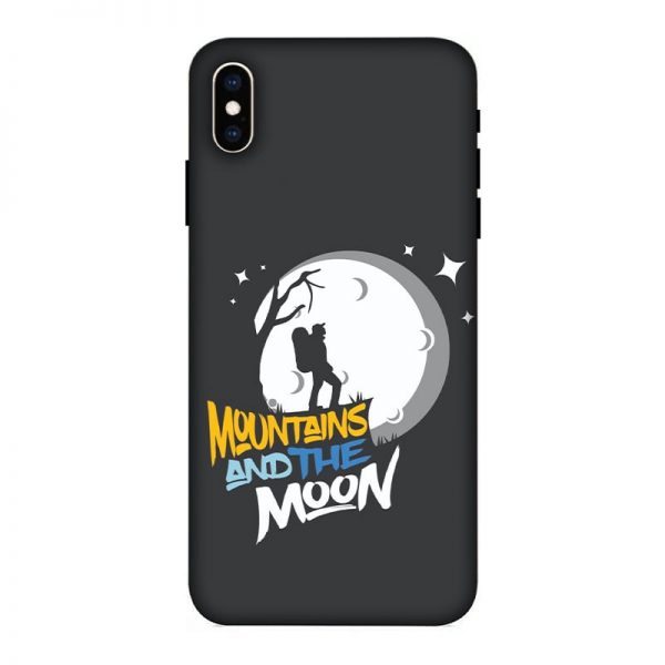 Mountains and the Moon iPhone XS Max Mobile Cover