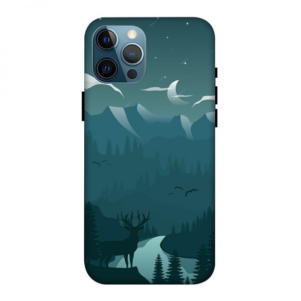 Night Landscape iPhone 12 Pro Max Mobile Cover